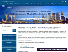 Tablet Screenshot of m3-conference.org